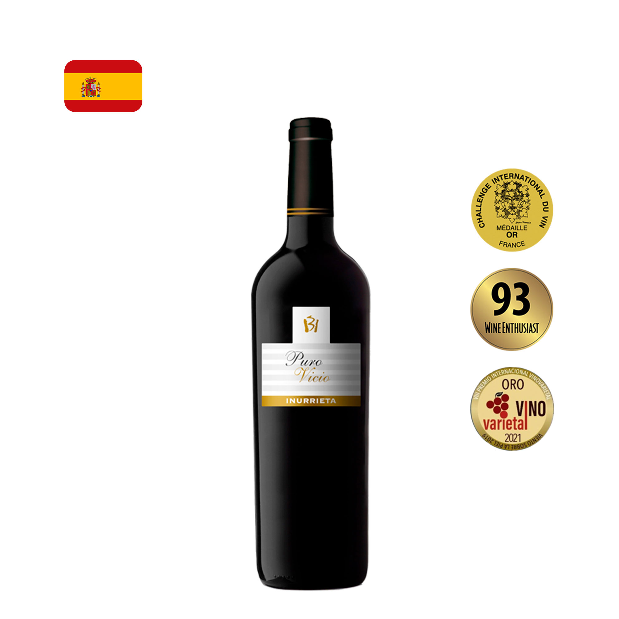 Inurrieta Puro Vicio 100% Syrah 2020 – 750 ml Inurrieta Puro Vicio 100% Syrah 2020 – 750 ml